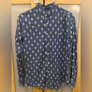 Jack Threads Men’s blue casual button down shirt Size Medium
